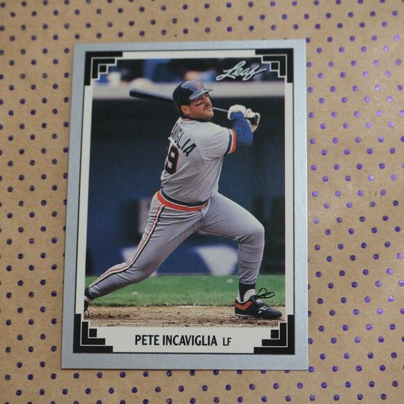 Pete Incaviglia #366 Baseball Card - Picture 1 of 2